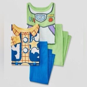 Toy Story set of 2, 4T Pajamas Set - Green and Blue